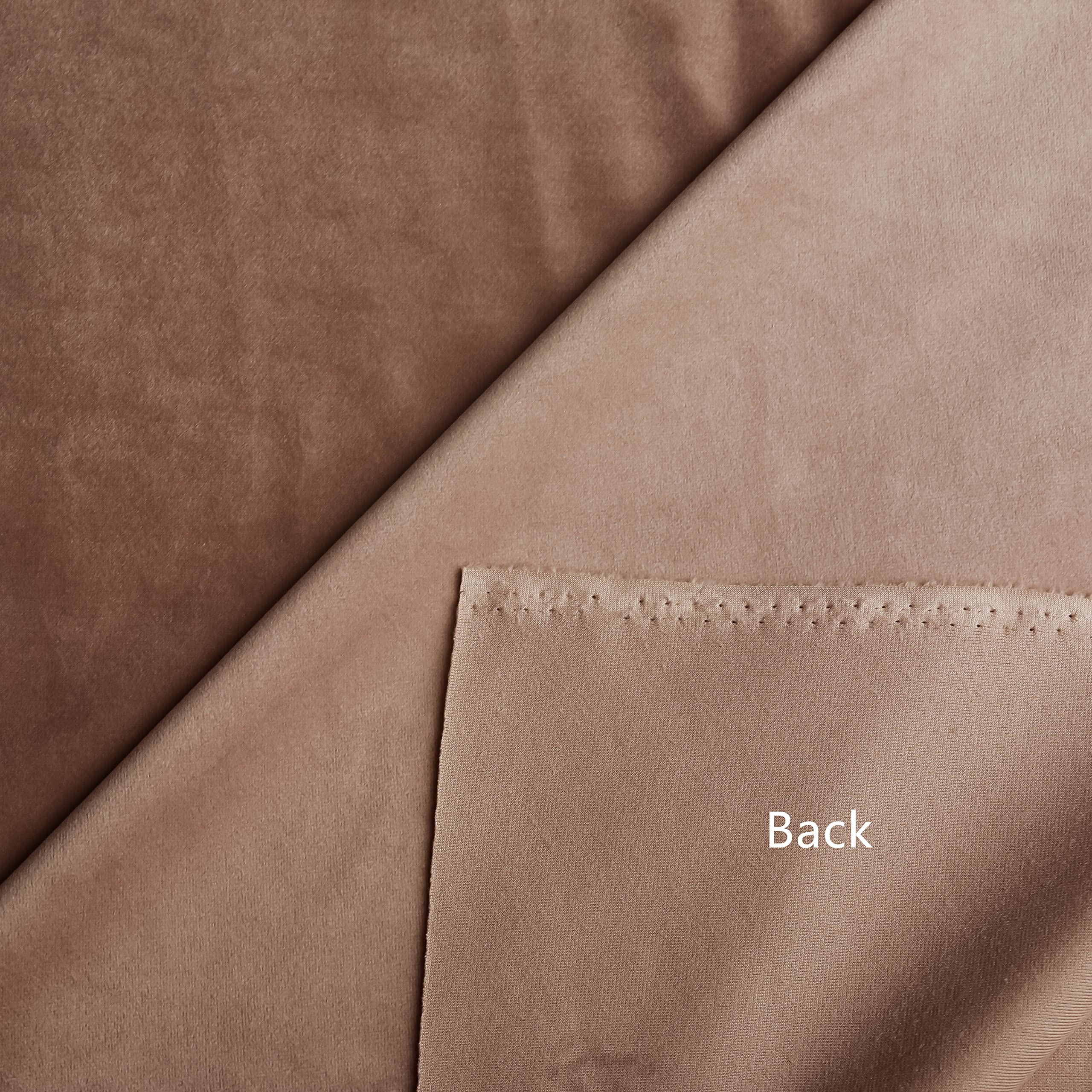 Premium Velvet Fabric for Upholstery - Sofa & Chair Cover Material (Camel, 2 Yards) - DIY Repair & Home Decor Projects - Perfect for Furniture Restoration, Cushion Covers, and Crafting