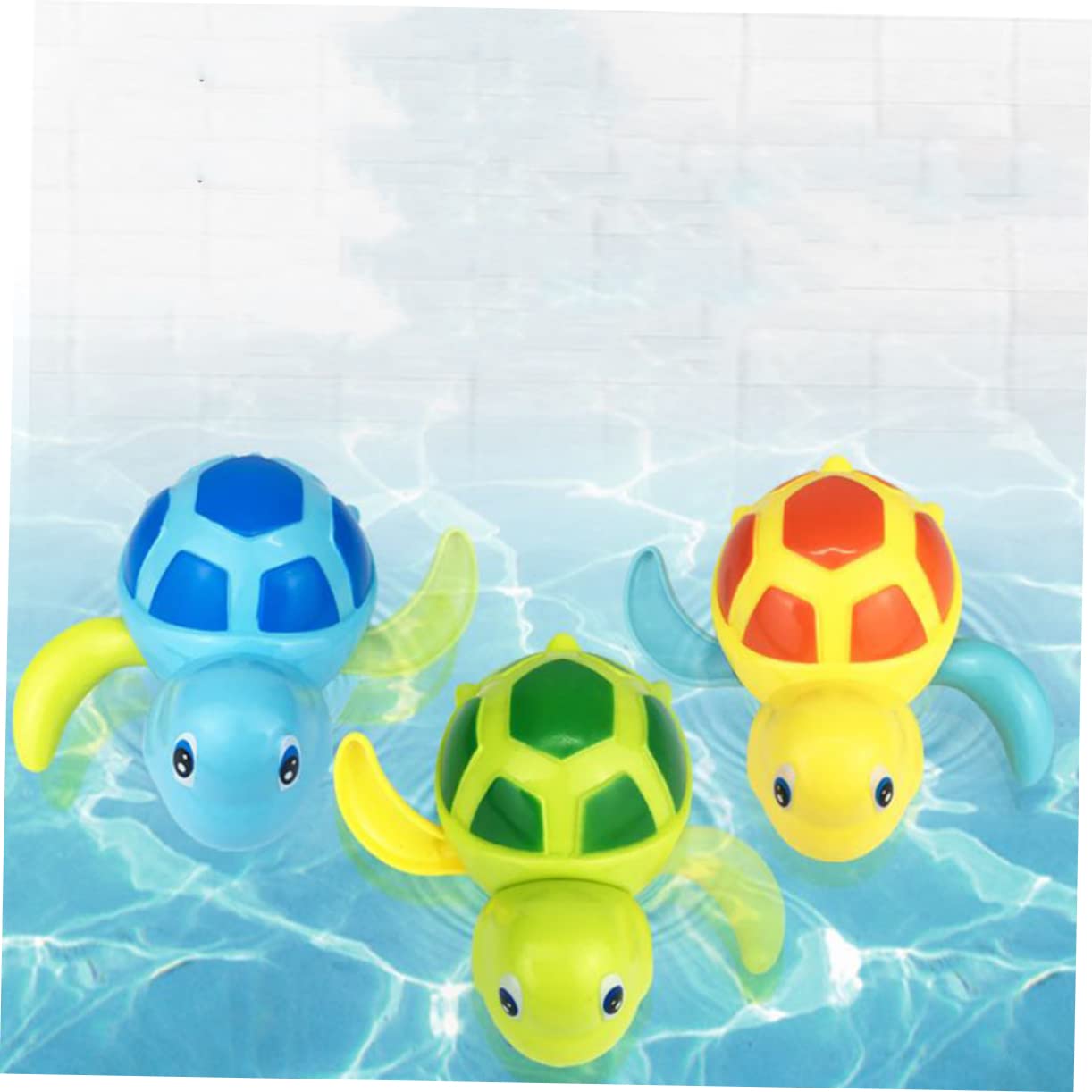 HEMOTON 6-Piece Wind-Up Bath Toys Set - Fun Clockwork Swimming Animals for Toddlers & Kids (Bathtub, Pool, Beach Play)