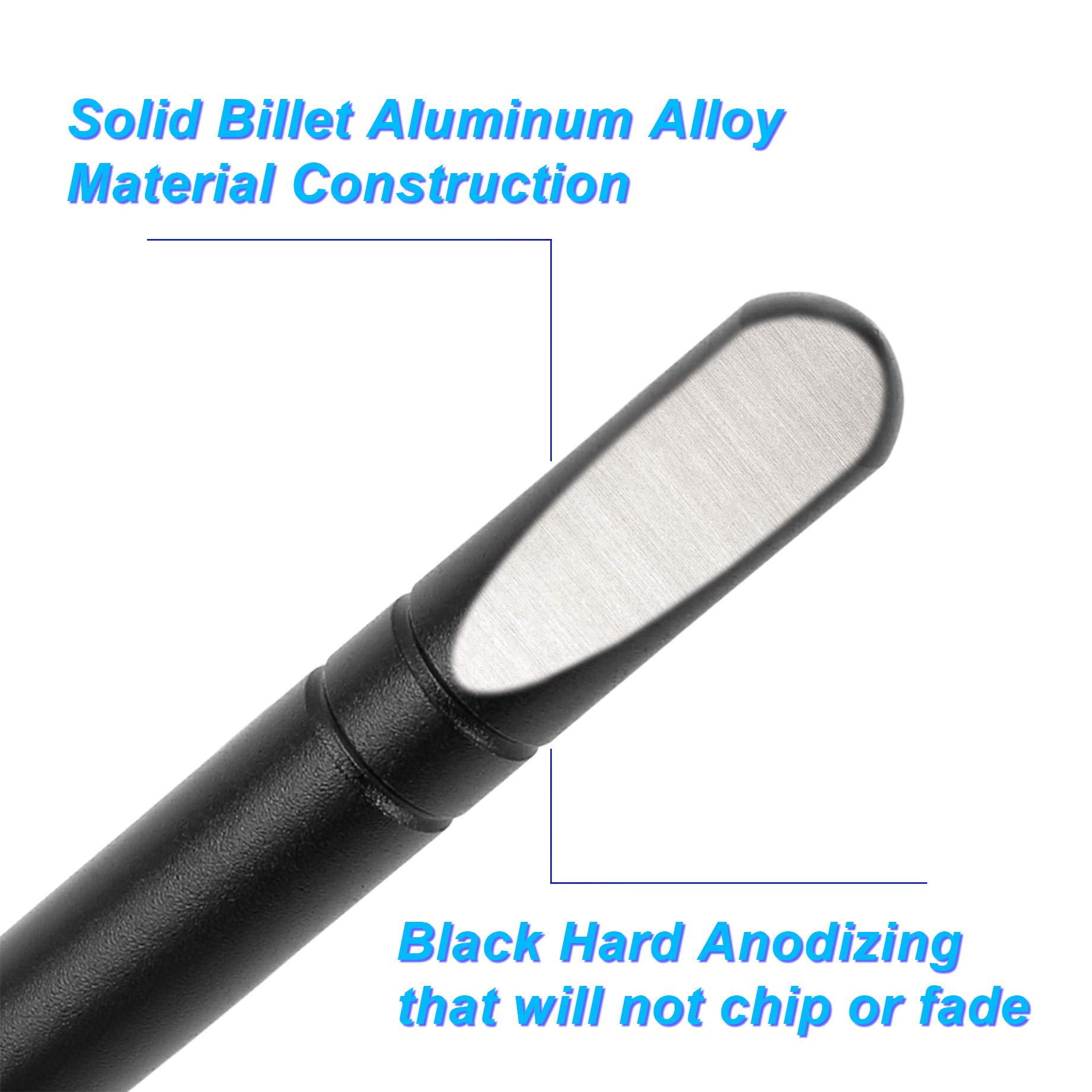 Bingfu Heavy Duty Truck Short Antenna Mast - Universal Car Antenna Replacement for Semi Trucks & Pickups | Durable Mini Antenna for Better Radio Reception On/Off Road