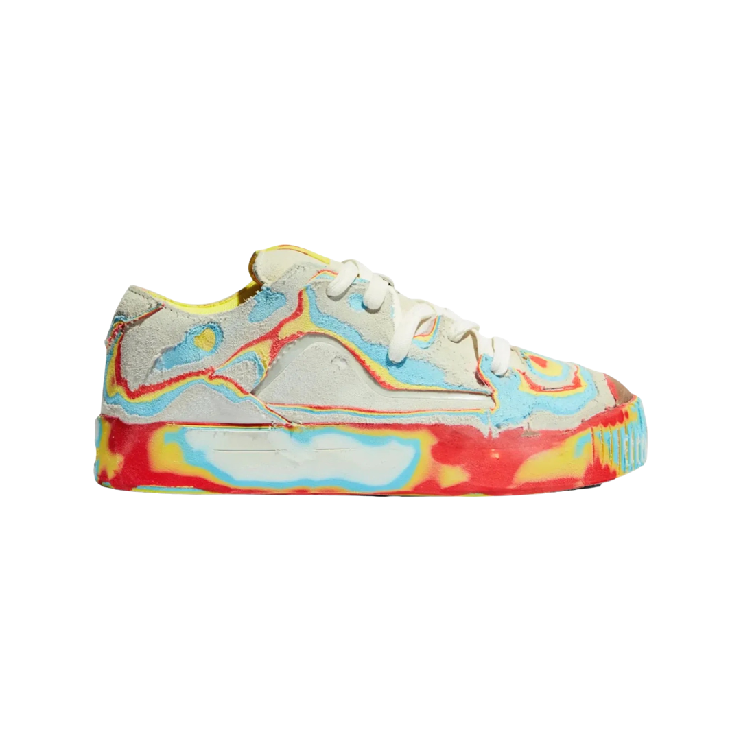MSCHF Gobstomper Sneakers - Off White, Red, Yellow & Blue Colorway | Limited Edition Streetwear Shoes for Men & Women | Perfect for Urban Fashion, Skateboarding & Casual Wear