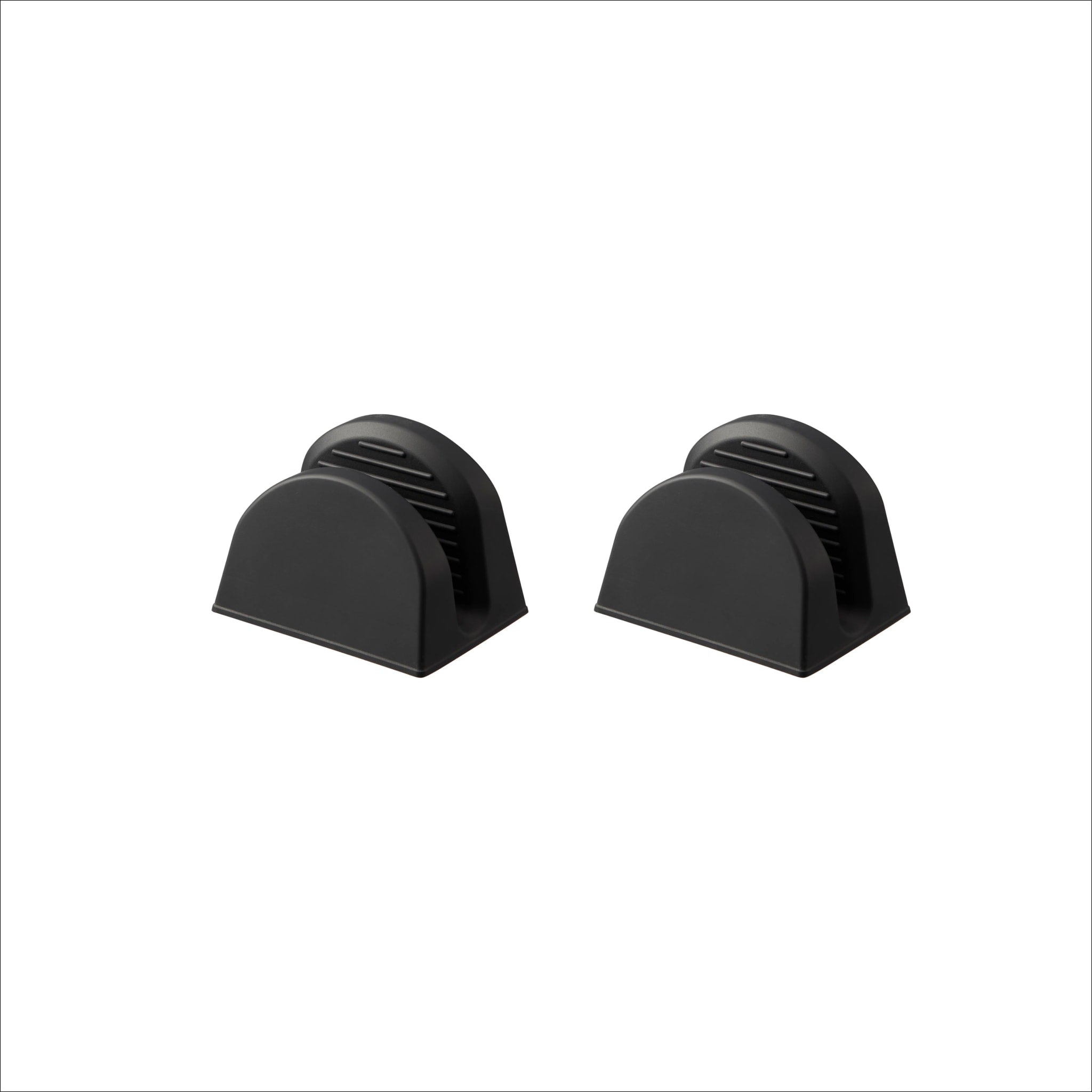 YAMAZAKI Magnetic Silicone Pot Holder - Heat Resistant Kitchen Accessory for Stove, Oven & Countertop Protection (Black)