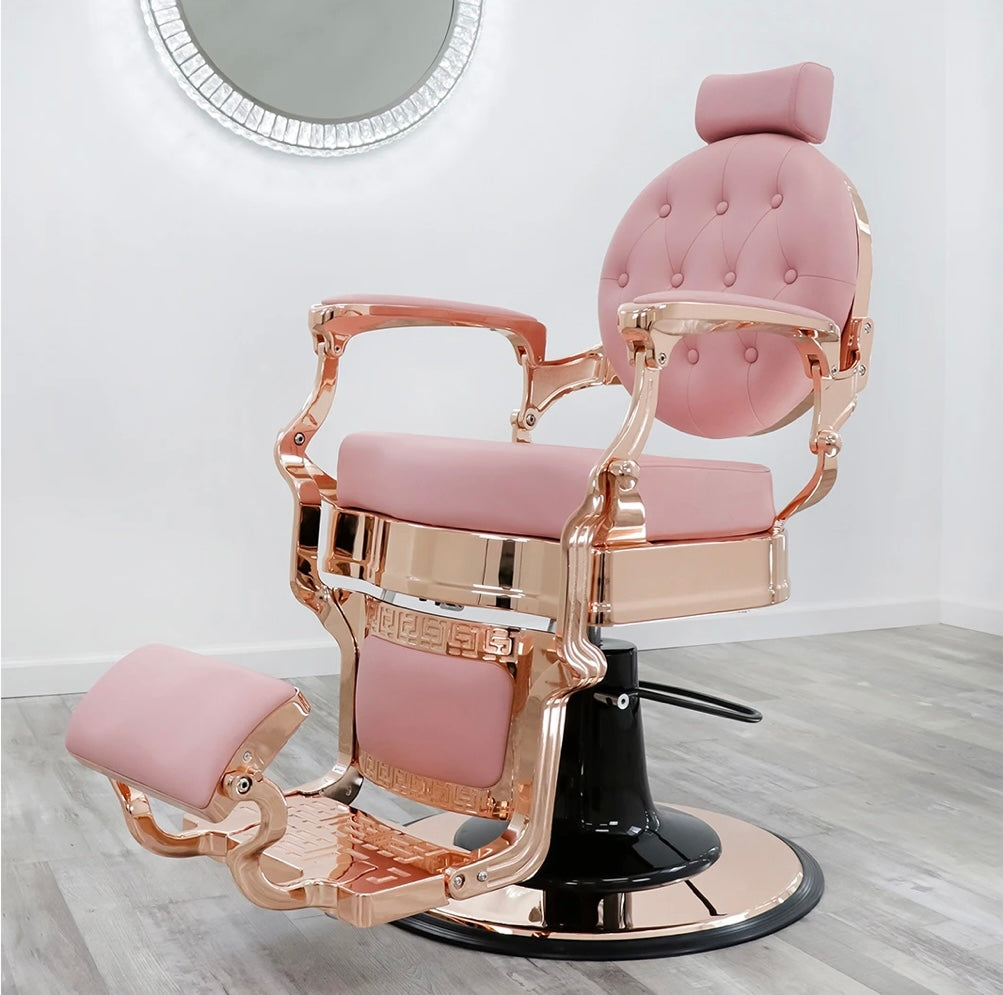 Anastasia Professional Barber Chair - Heavy Duty Hydraulic Salon Styling Chair for Hairdressers & Barbers - Perfect for Salons, Barber Shops & Home Use
