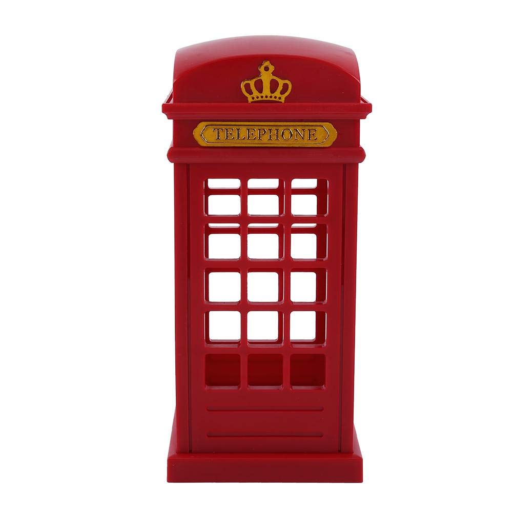 Vintage Telephone Booth LED Night Light - Touch Sensor, Dimmable Yellow Desk Lamp for Bedroom, Nursery & Home Decor | Energy-Efficient Nightlight for Kids & Adults
