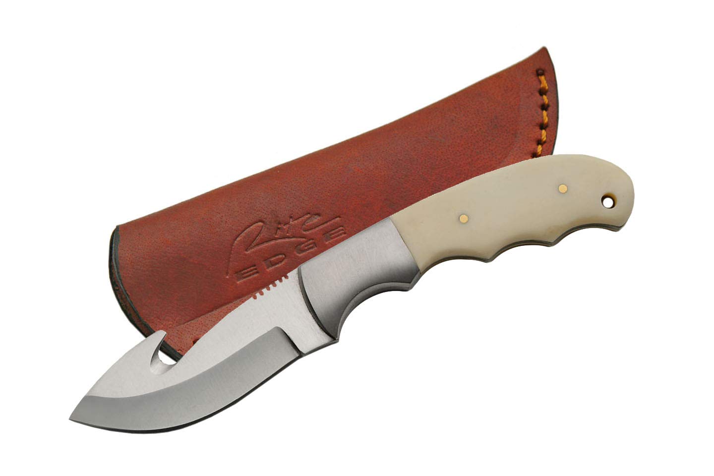 SZCO Supplies Premium Guthook Skinning Knife - High Carbon Steel Hunting Knife for Deer, Elk & Game Processing | Perfect for Outdoor Hunting, Camping & Survival Gear