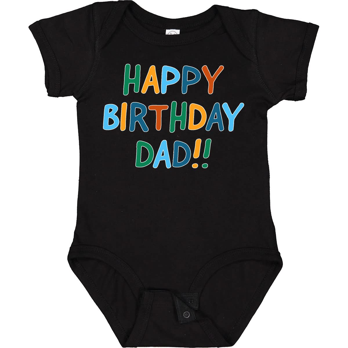 Inktastic Happy Birthday Dad Baby Bodysuit - Cute Outfit for Newborn Boys & Girls - Perfect for Birthday Parties, Photo Shoots & Family Celebrations