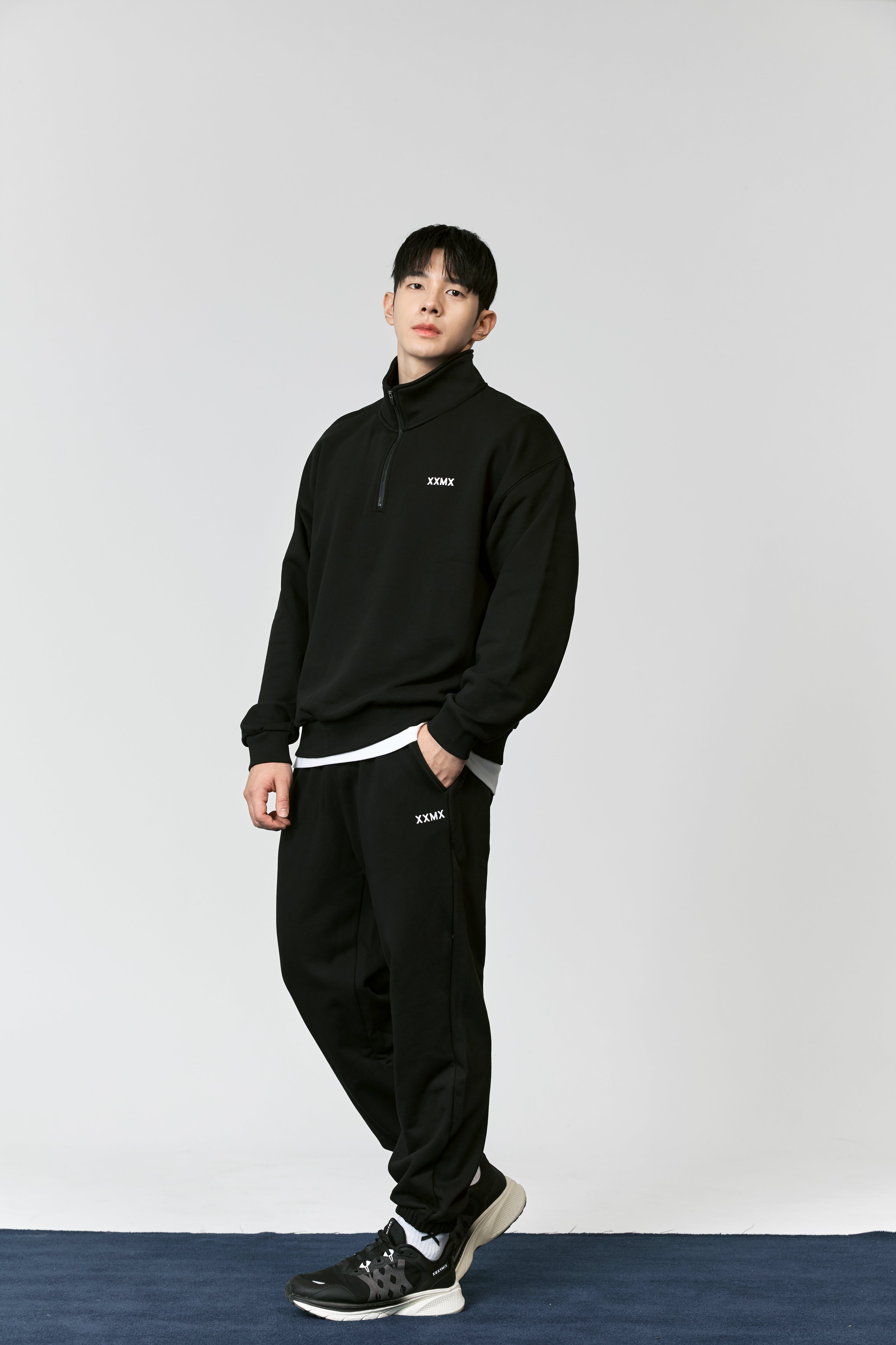 French Terry Half Zip Up Sweatshirt for Men & Women | Cozy Pullover Hoodie | Casual Loungewear & Workout Top | Perfect for Yoga, Running and Everyday Wear