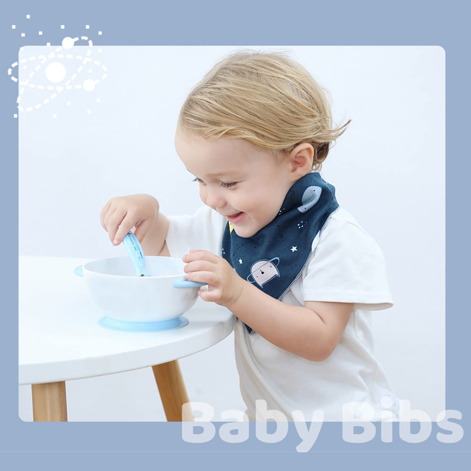 Insular Baby Bandana Drool Bibs - 100% Cotton Soft Unisex Bibs for Boys & Girls - Perfect for Teething, Drooling & Messy Feeding - Ideal for Daycare, Travel & Home Use