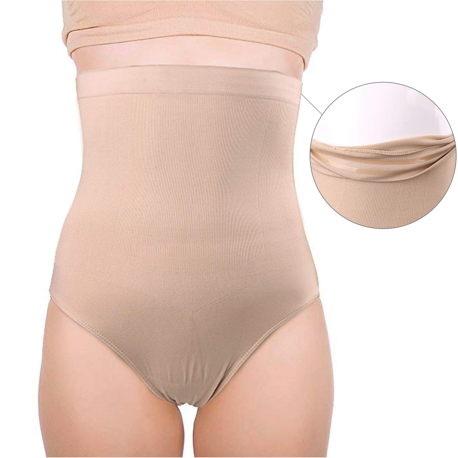 DREAM SLIM Women's High-Waist Seamless Body Shaper Briefs - Tummy Control Shapewear Panties for Slimming & Firming - Comfortable Girdle Underwear for Everyday Wear, Workout & Special Occasions