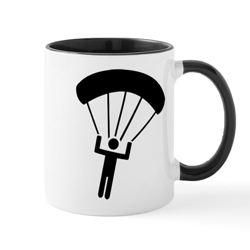 White/Black Inside - Skydiving Icon Mug