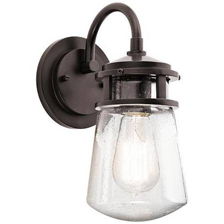 Lyndon Outdoor Wall Lantern - Weatherproof LED Exterior Light Fixture for Porch, Patio & Garden | Dusk to Dawn Sensor & Energy Efficient Lighting