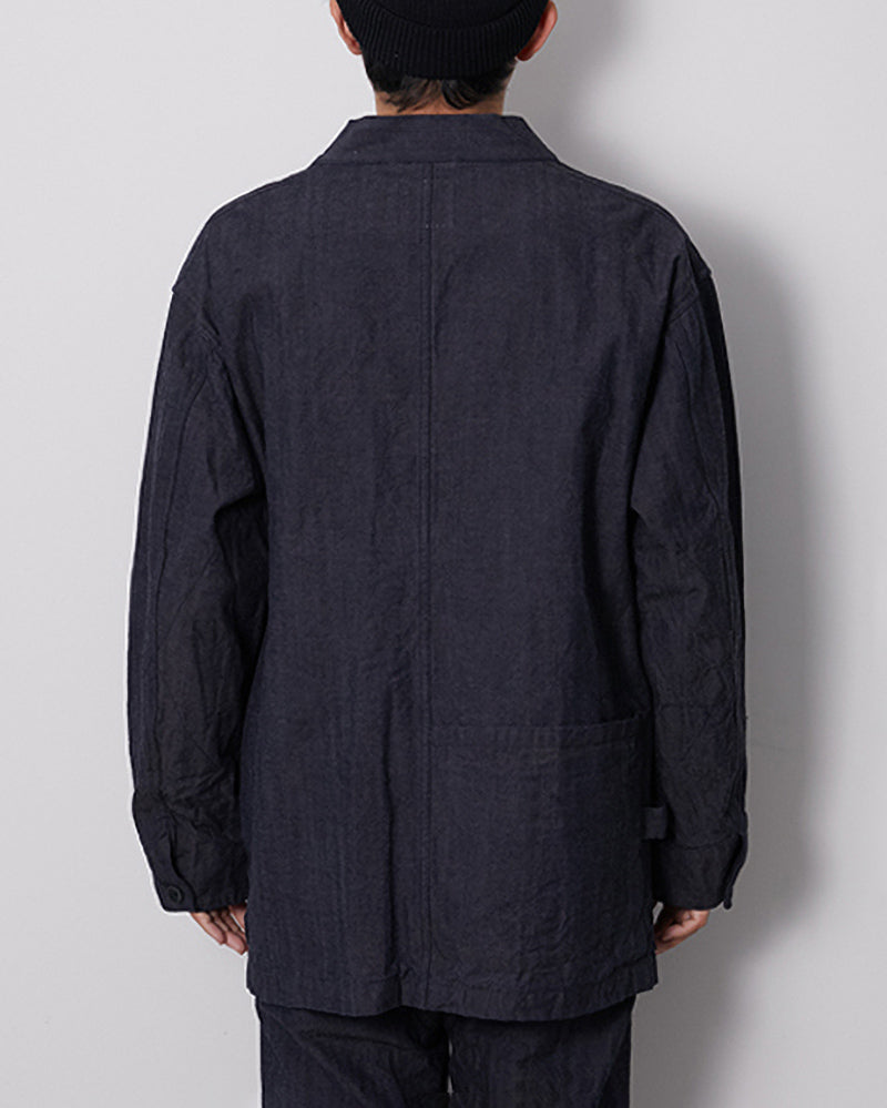 Premium NORAGI Work Jacket - Japanese Style Cotton Kimono Jacket for Men & Women - Comfortable Lightweight Outerwear for Casual Wear, Street Fashion & Workwear