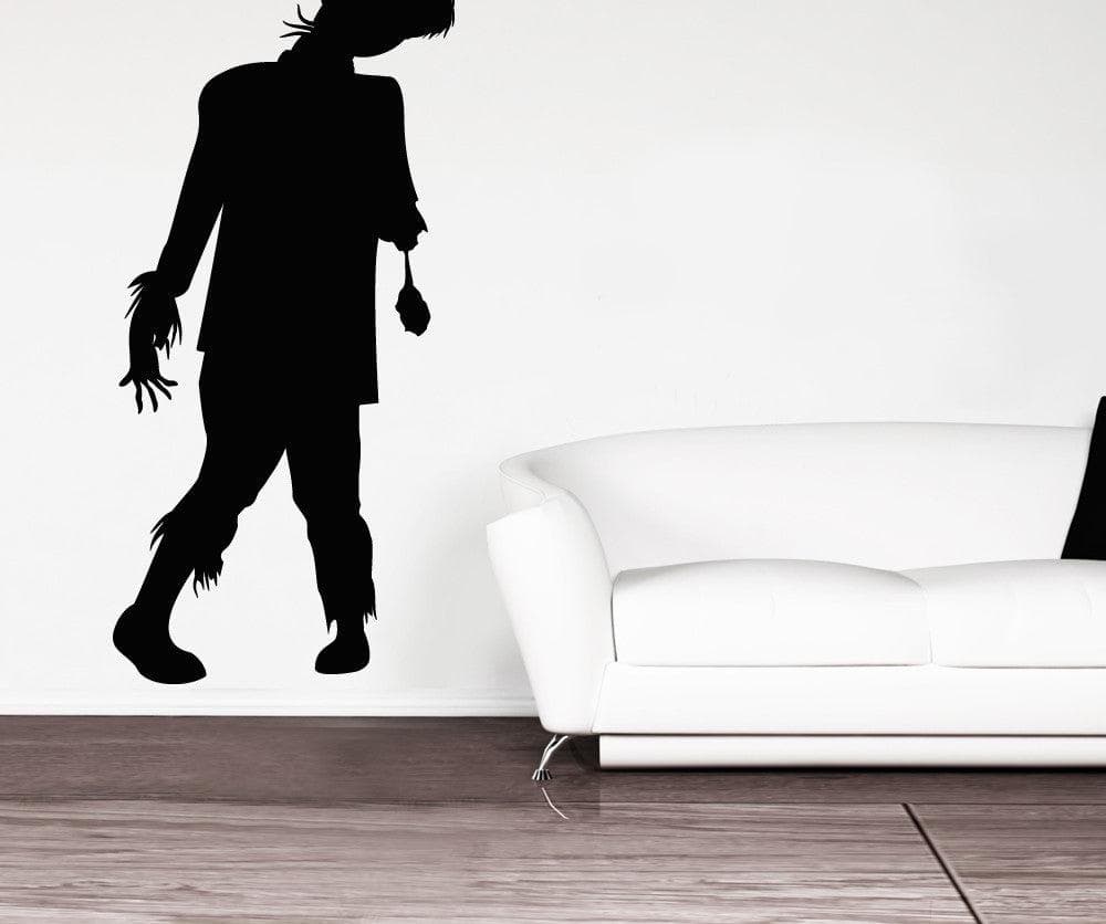 Scary Halloween Vinyl Wall Decal Sticker - Fright Night Horror Decor #OS_MB324 - Perfect for Spooky Home Decor, Party Room, Haunted House & Office Halloween Decoration