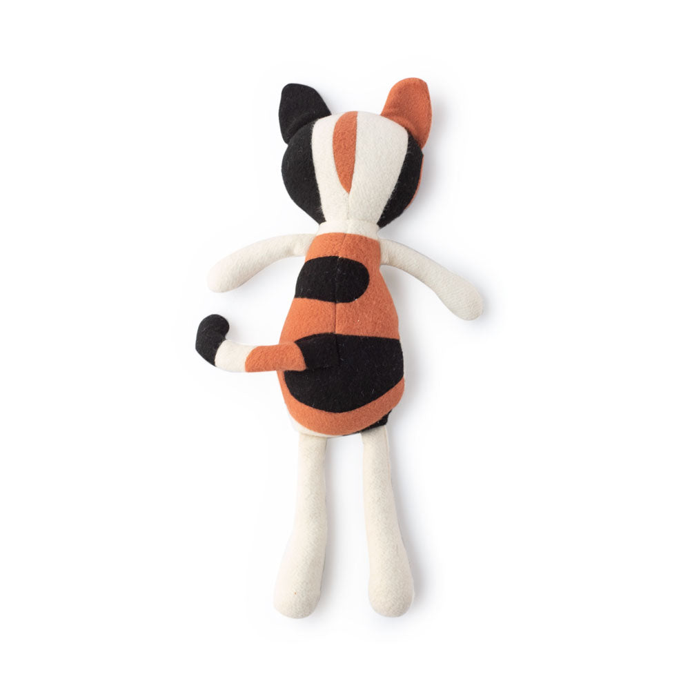 Maeve Cat in Natural Shirt and Overalls - Adorable Pet Outfit for Cats - Perfect for Photos, Parties, and Special Occasions