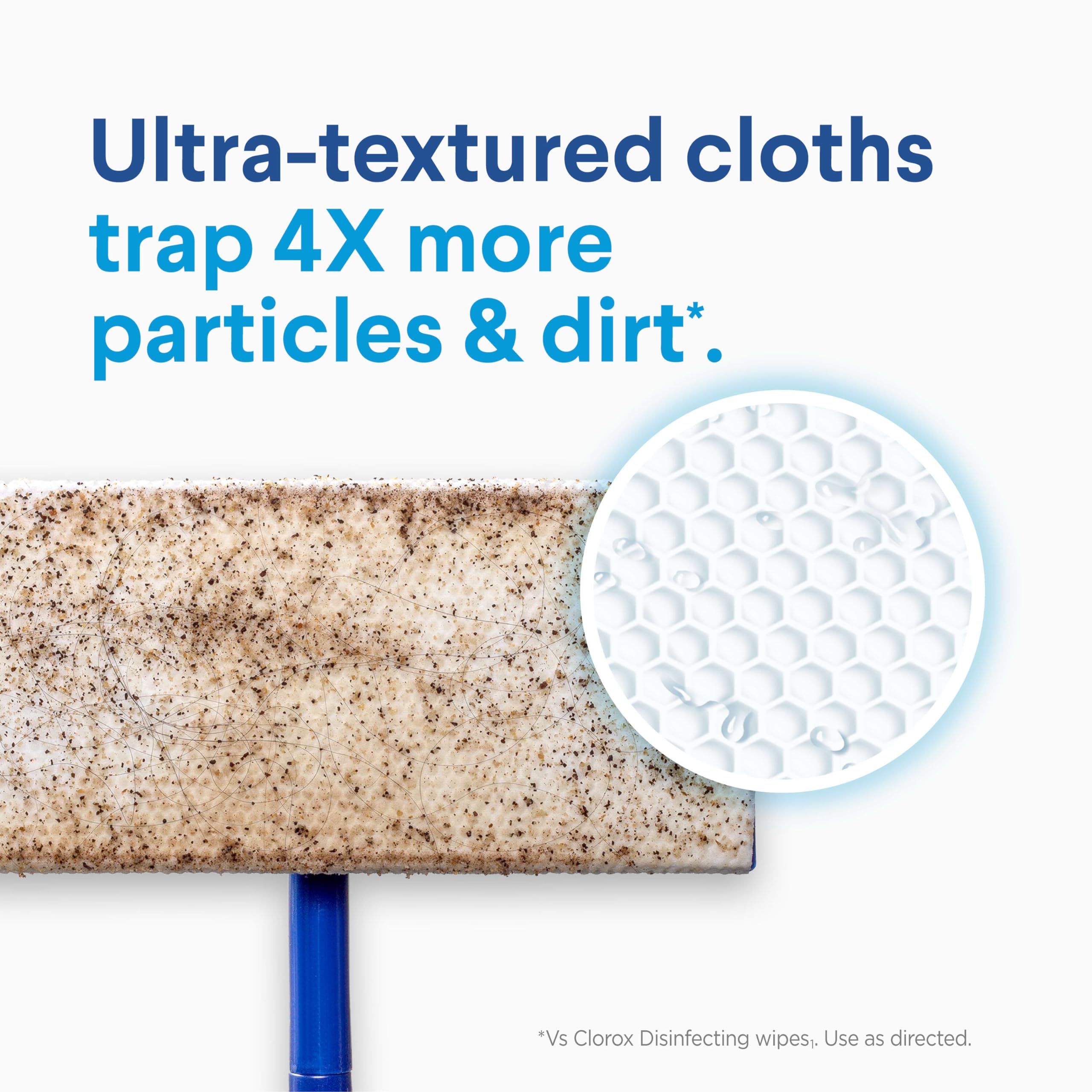 Clorox Disinfecting Wet Mopping Cloths Refills - Rain Clean Scent, 12 Count (Packaging May Vary) | Perfect for Floors, Kitchens & Bathrooms | Kills 99.9% of Germs & Bacteria