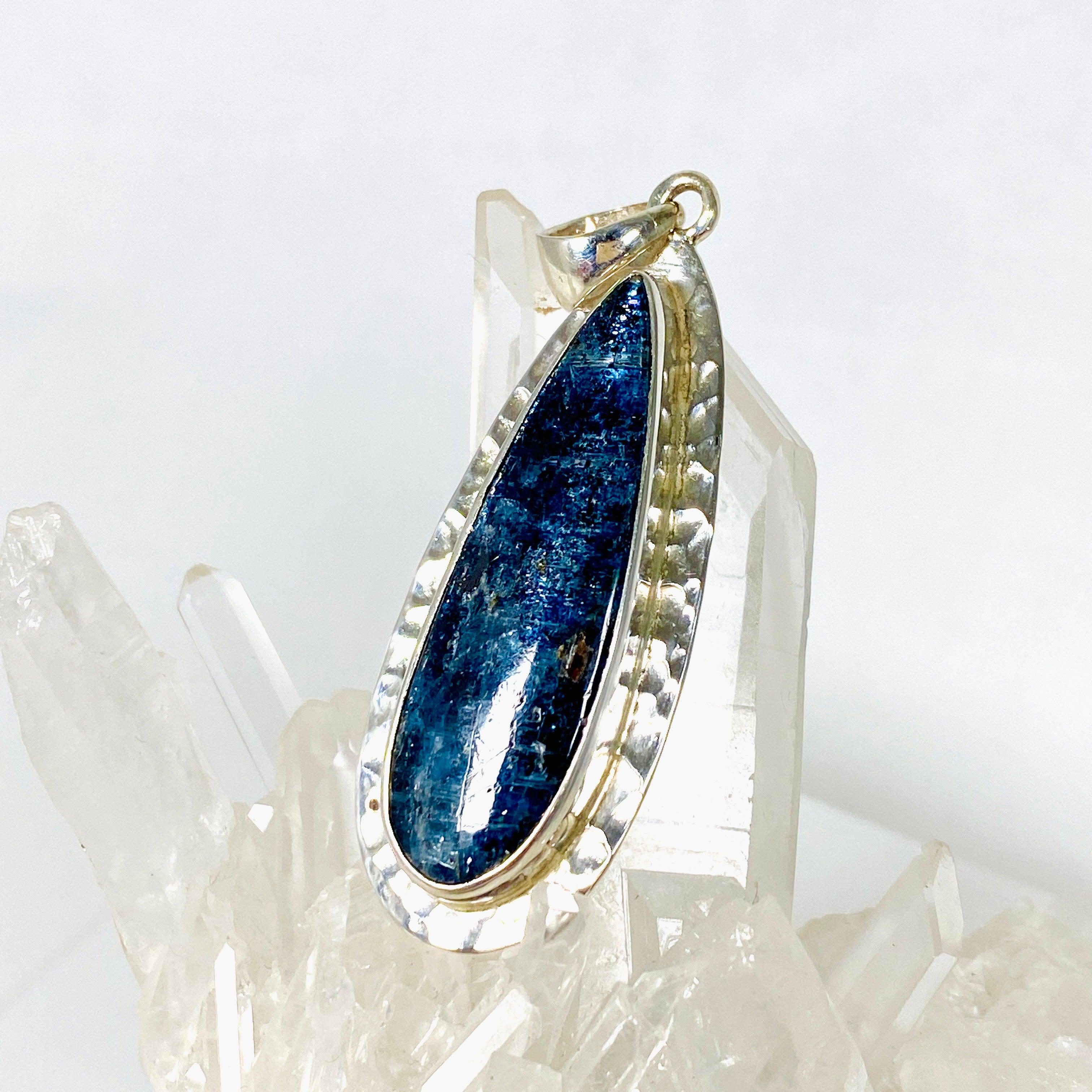 Kyanite Teardrop Pendant Necklace KPGJ3453 - Elegant Blue Gemstone Jewelry for Women, Perfect for Gifts, Weddings & Everyday Wear