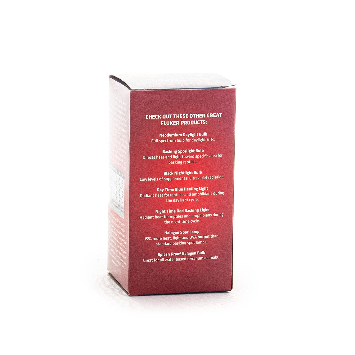 Fluker's 40W Incandescent Red Heat Bulb for Reptiles - Ideal for Nighttime Heating in Terrariums & Reptile Habitats