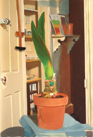 Gilbert Lewis: Untitled (Amaryllis) - Vintage Floral Art Print for Home Decor & Office Wall Art | Perfect for Living Room, Bedroom, or Gallery Wall Display