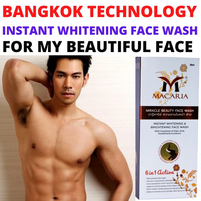 Best Kojic Acid Face Wash for Men - Brightening & Acne Treatment - Perfect for Daily Skincare & Dark Spot Removal