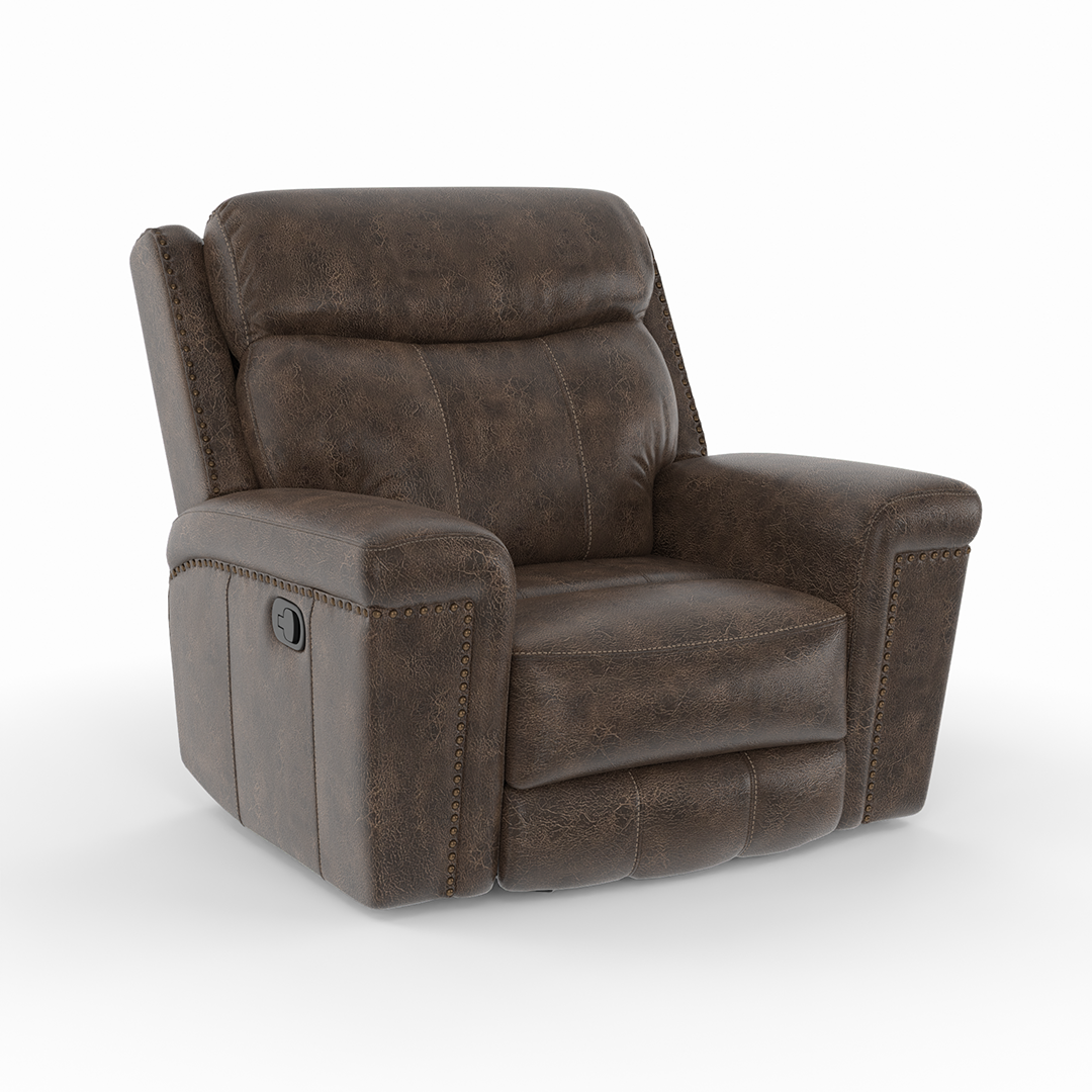 Quade Manual Glider Recliner Chair - Comfortable Rocking Swivel Lounge Chair for Living Room, Nursery & Bedroom - Perfect for Relaxing, Nursing & Reading