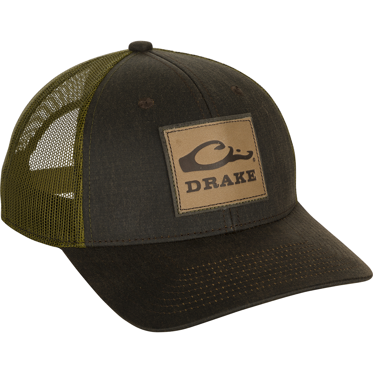 Premium Leather Patch Mesh Back Baseball Cap for Men & Women - Breathable & Stylish for Outdoor, Sports, and Casual Wear