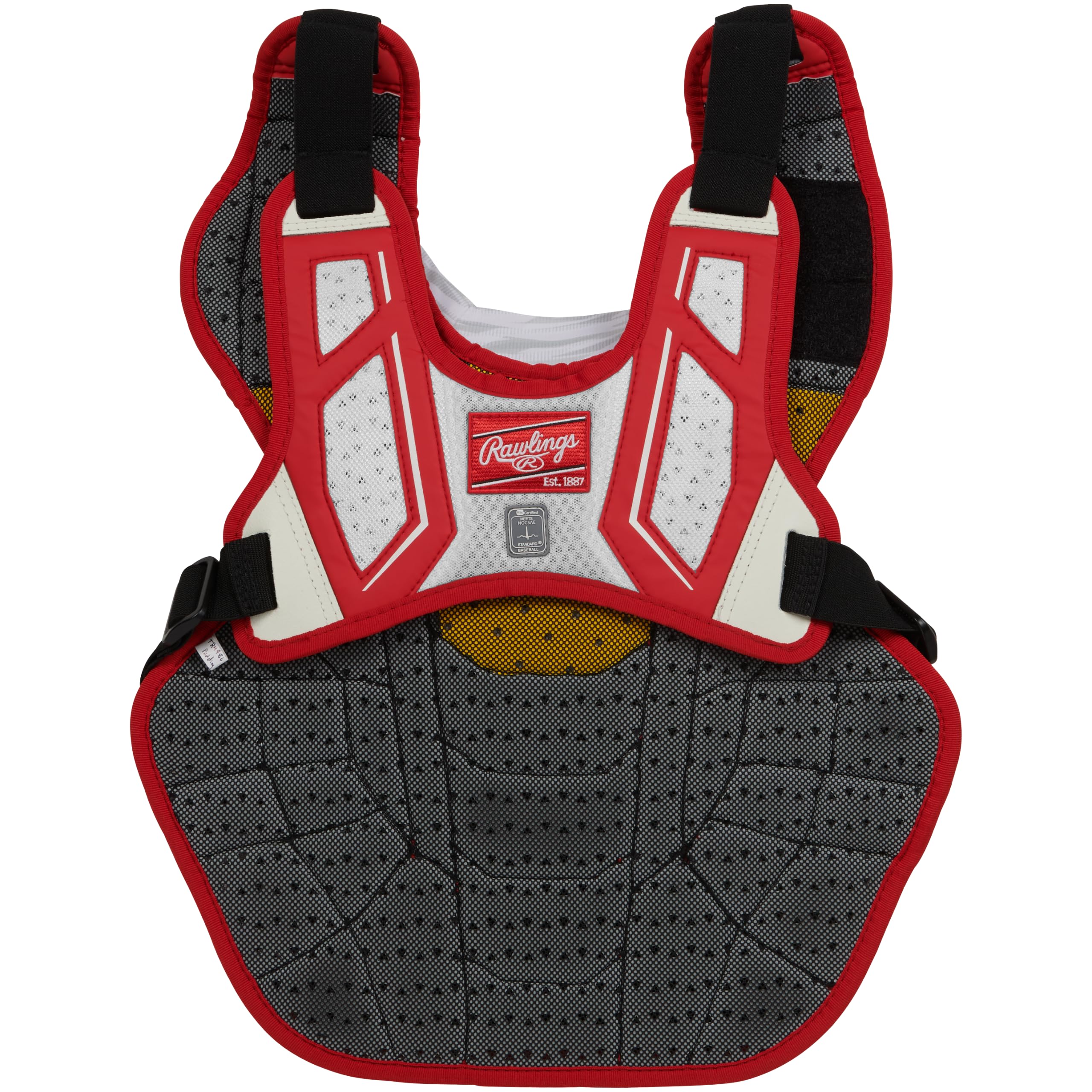 Rawlings Velo 2.0 Catcher's Chest Protector - Baseball Gear for Adults & Youth - Adjustable Protection in Multiple Colors - Perfect for Games, Practices & Training Sessions