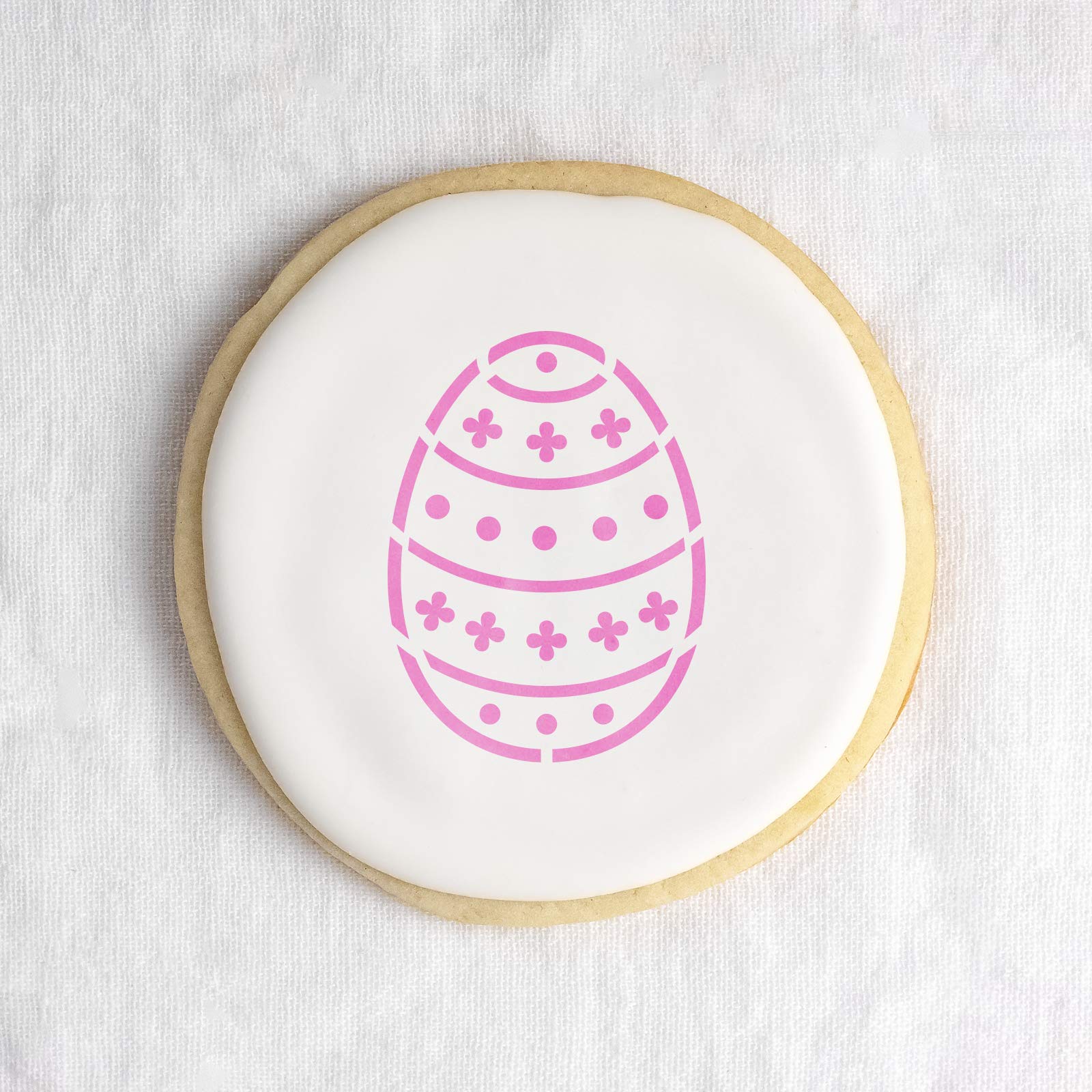 Easter Egg Cookie Stencil Set - Reusable Baking Stencils for Decorating Cookies, Cakes & Cupcakes | Perfect for Easter Baking, DIY Desserts & Holiday Party Treats