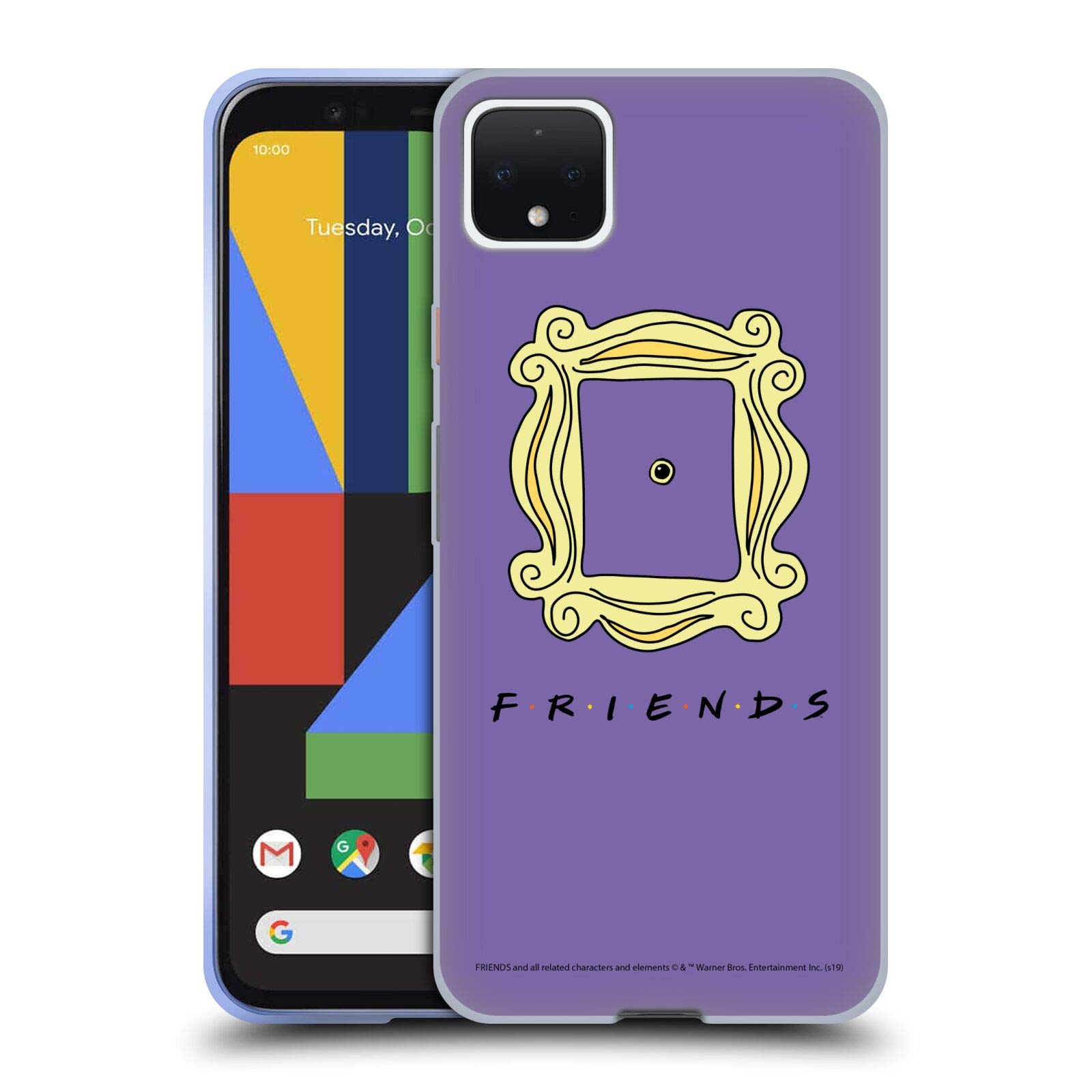 Friends TV Show Peephole Case for Google Pixel 4 XL - Soft Gel Cover for Fans