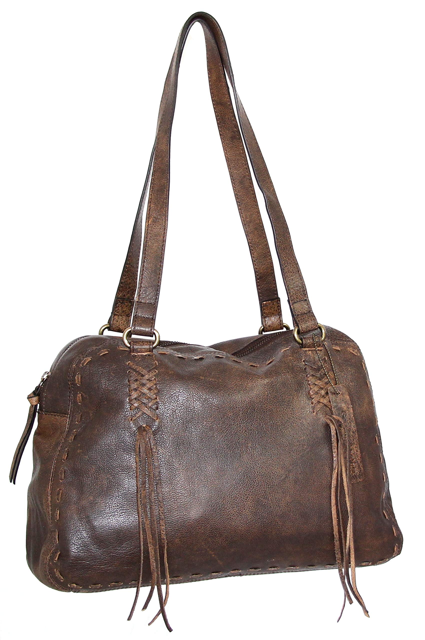 Yara Genuine Leather Bowler Bag for Women - Stylish & Durable Handbag for Work, Travel & Everyday Use