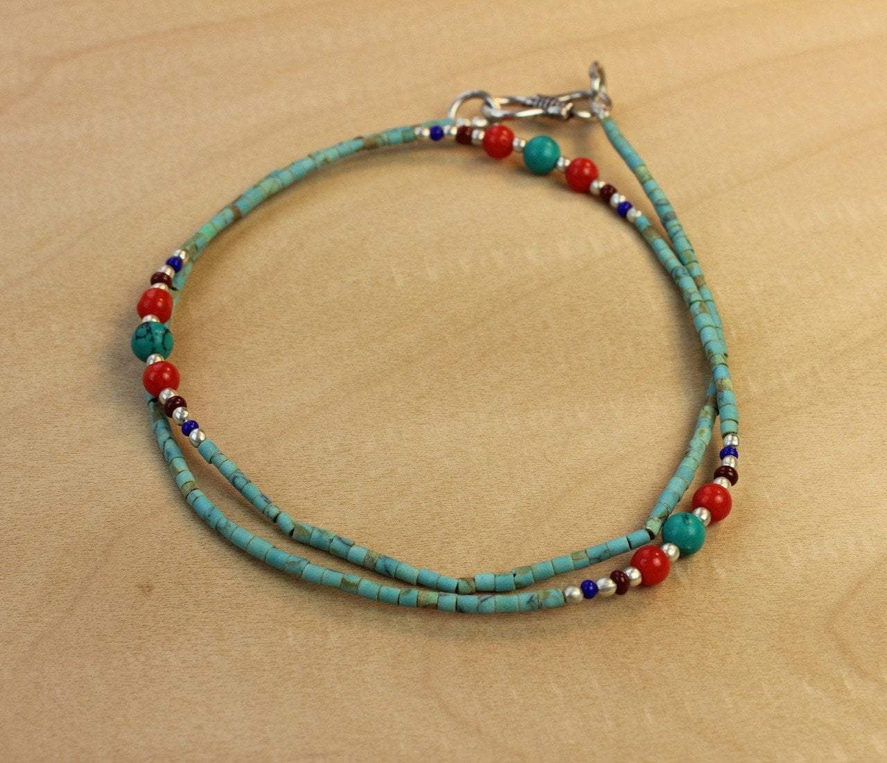 Elegant Single Strand Beaded Necklace for Women - Handmade Glass Pearl Jewelry - Perfect for Weddings, Parties & Everyday Wear