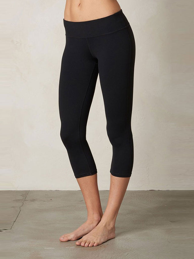 Prana Ashley Women's Yoga Capri Leggings - High Waisted Workout Pants for Yoga, Running & Gym - Breathable & Stretchy Black Activewear - Perfect for Fitness, Pilates & Lounge Wear