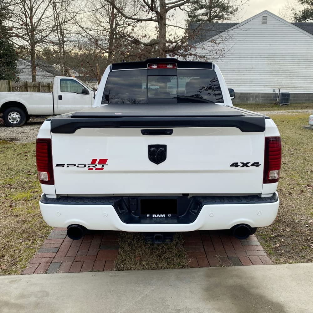 EGR982859 Painted EGR Truck Cab Spoiler for Dodge Ram 1500/2500/3500 | Light Khaki Metallic (AJC) | Aerodynamic Enhancement & Improved Fuel Efficiency | Perfect for Off-Roading & Highway Driving