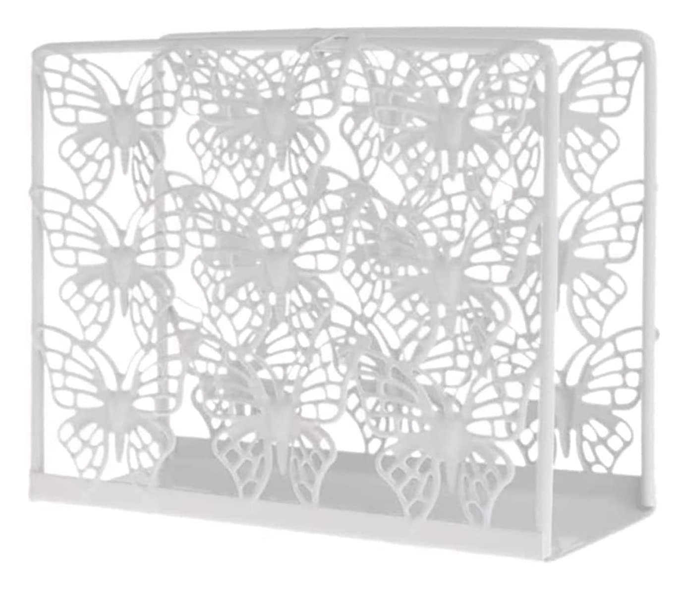 Modern Stainless Steel Table Napkin Holder - Elegant Paper Towel Rack for Dining Room, Kitchen, or Restaurant - LINGGUANG Collection (Color A)