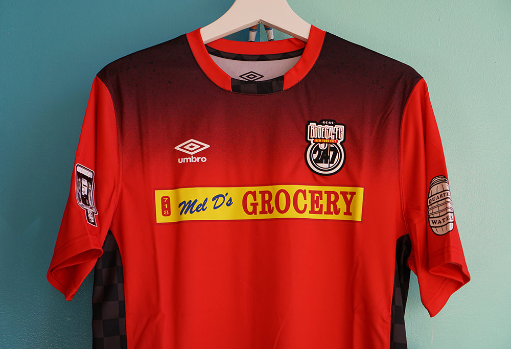 UMBRO x Mel D. Cole Real Bodega FC Jersey - Authentic Football Soccer Jersey for Men - Perfect for Match Day, Training & Streetwear Fashion