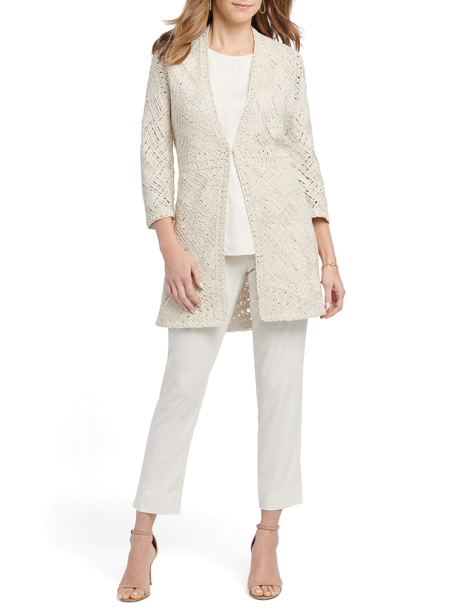 NIC+ZOE Women's Long Sleeve Blouse - Soft Stretch Casual Shirt for Work & Everyday Wear | Perfect for Office, Date Night & Weekend Outfits