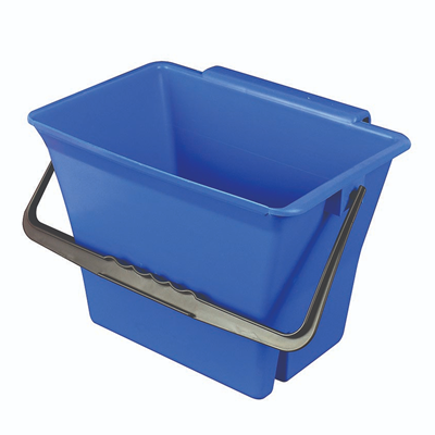 SYR Hang-On Bucket with Handle - Durable Plastic Storage Container for Cleaning, Organizing & Household Use
