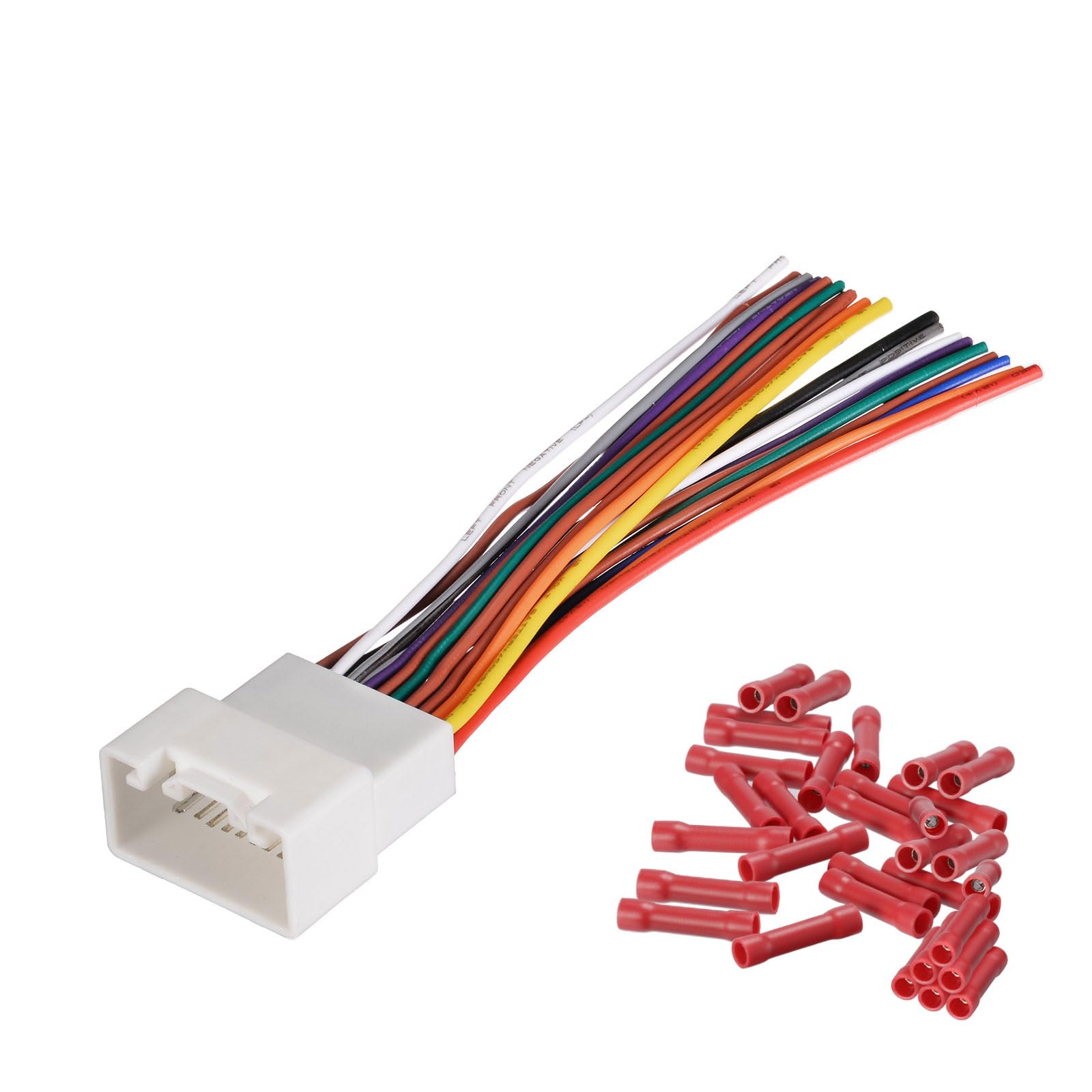 SZSAUTO 20Pin Car Stereo Radio Wire Harness - Compatible with Multiple Vehicle Models | Perfect for Car Audio Installation & Aftermarket Stereo Upgrades