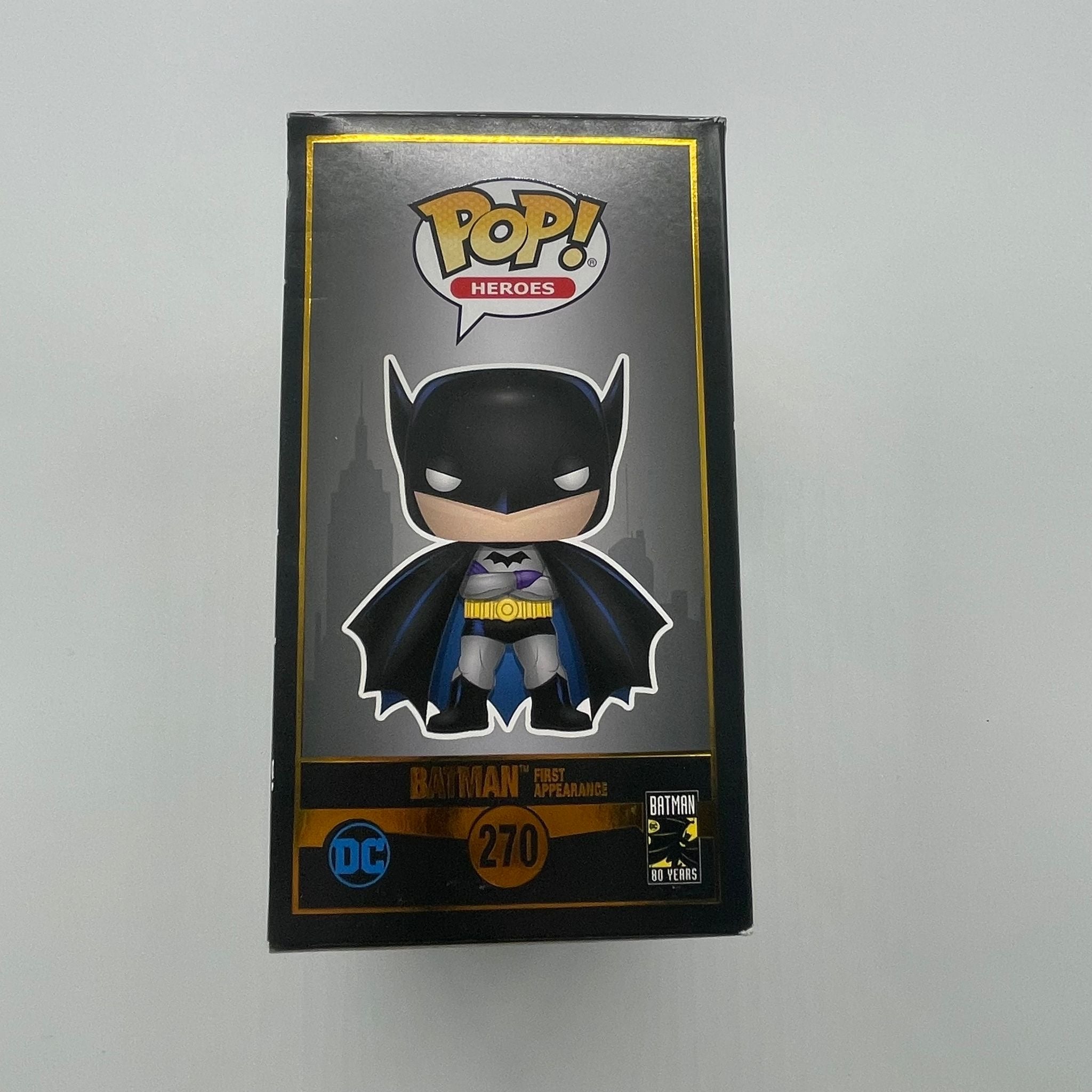 Batman First Appearance #270 Funko Pop Vinyl Figure - Collectible DC Comics Superhero Toy for Display & Gifts - Perfect for Comic Fans, Pop Culture Enthusiasts & Home Decor