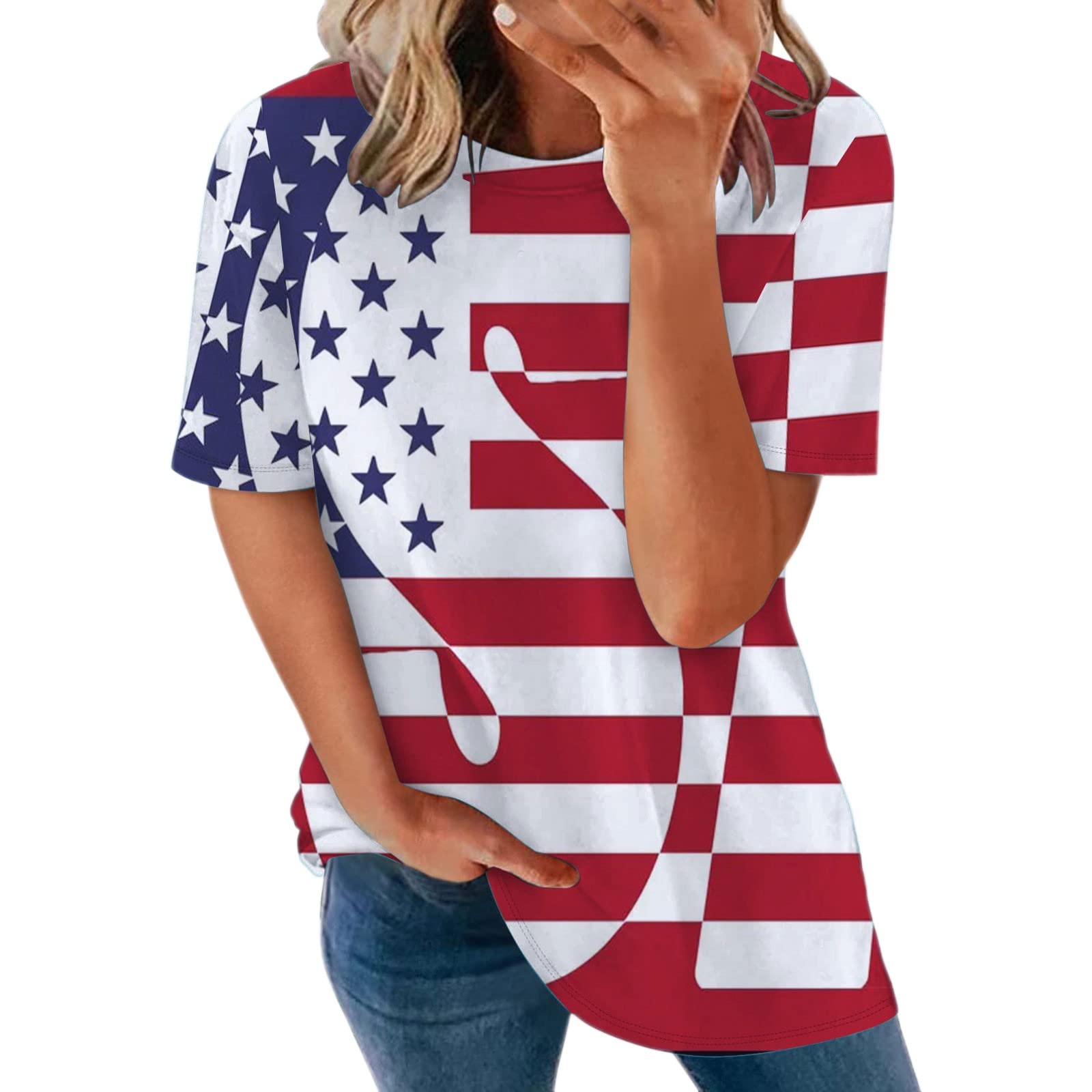 Women's V-Neck Lace Short Sleeve Workout Top - Waffle Knit Loose Casual Tee Blouse for Yoga, Gym & Everyday Wear