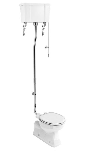 Premium Swedish Toilet with Lock, Porcelain Cistern, Standard Height - Ideal for Modern Bathrooms & Home Renovations