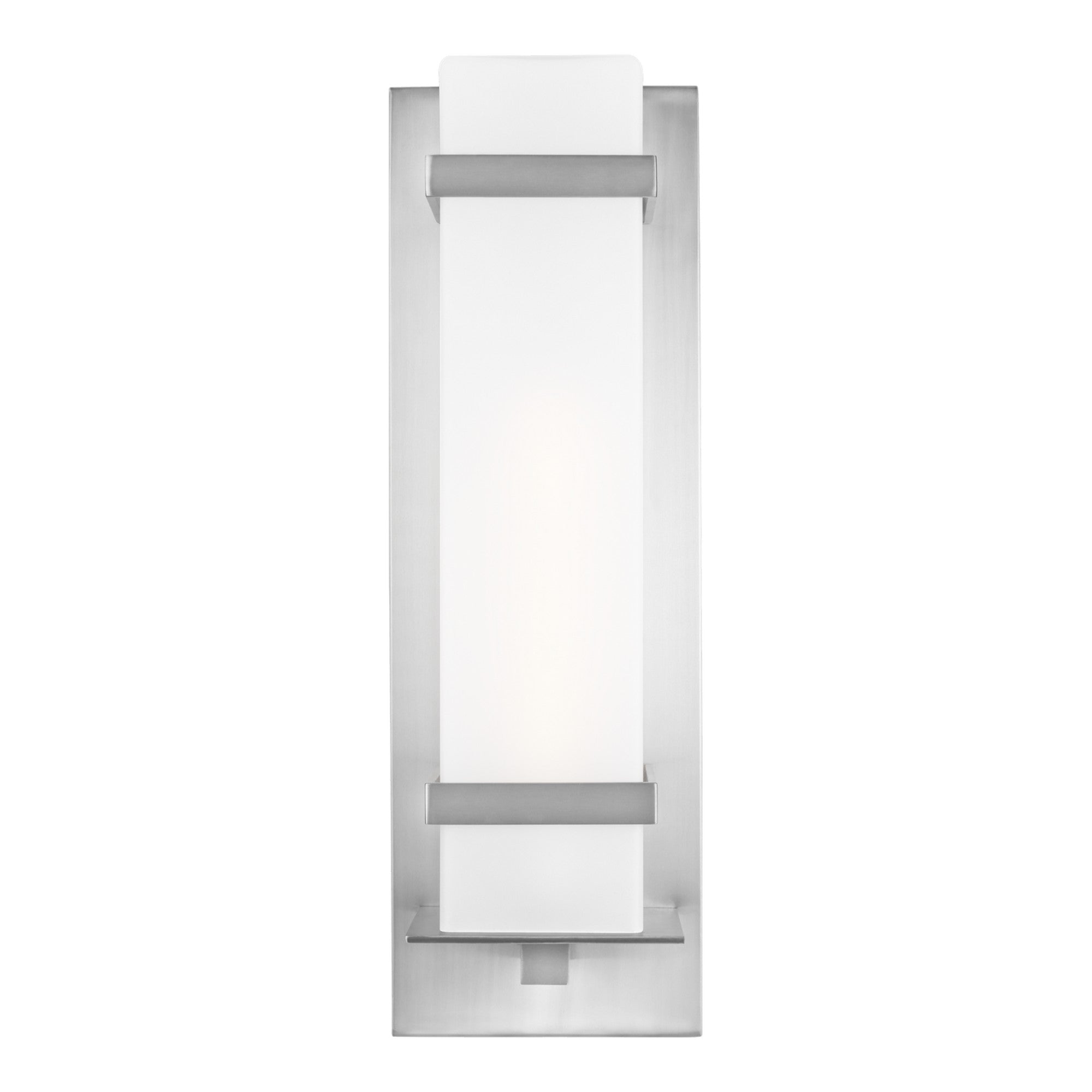 Alban 25 Inch Rectangular Outdoor Wall Sconce - Weatherproof Aluminum Finish for Porch, Patio & Garden Lighting