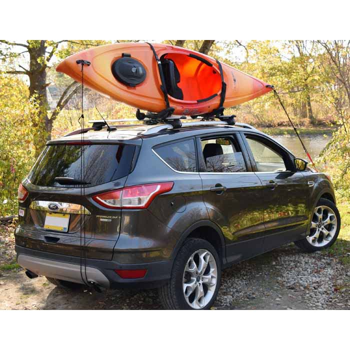 Malone Foldaway-J Kayak Carrier - Lightweight & Adjustable Kayak Roof Rack for Cars, SUVs & Trucks - Perfect for Outdoor Adventures, Camping & Water Sports