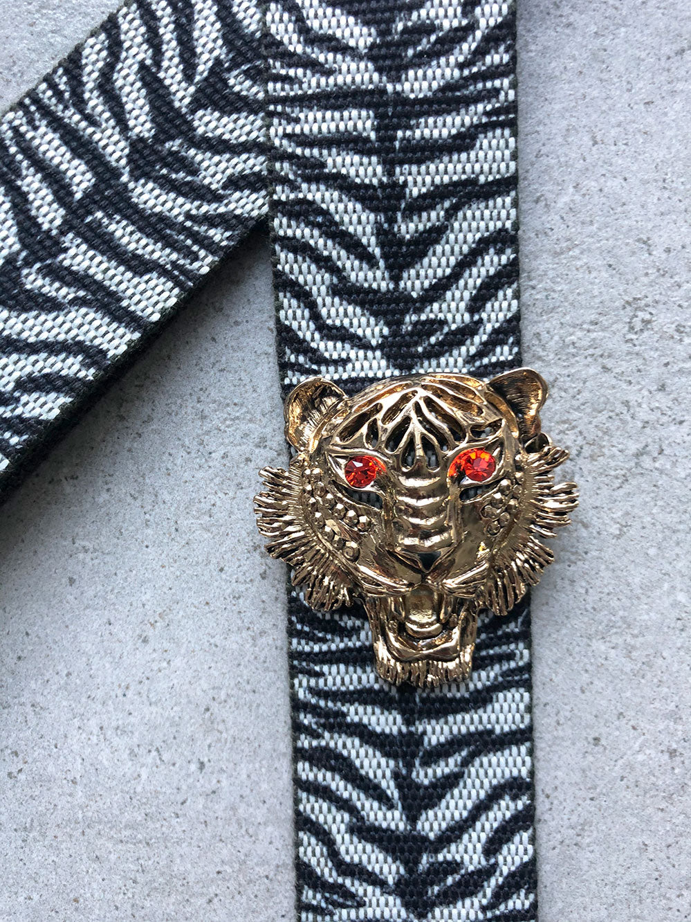 40mm Strap Tiger Gold/Orange Zebra Pattern Watch Band - Perfect for Casual, Sports & Outdoor Activities