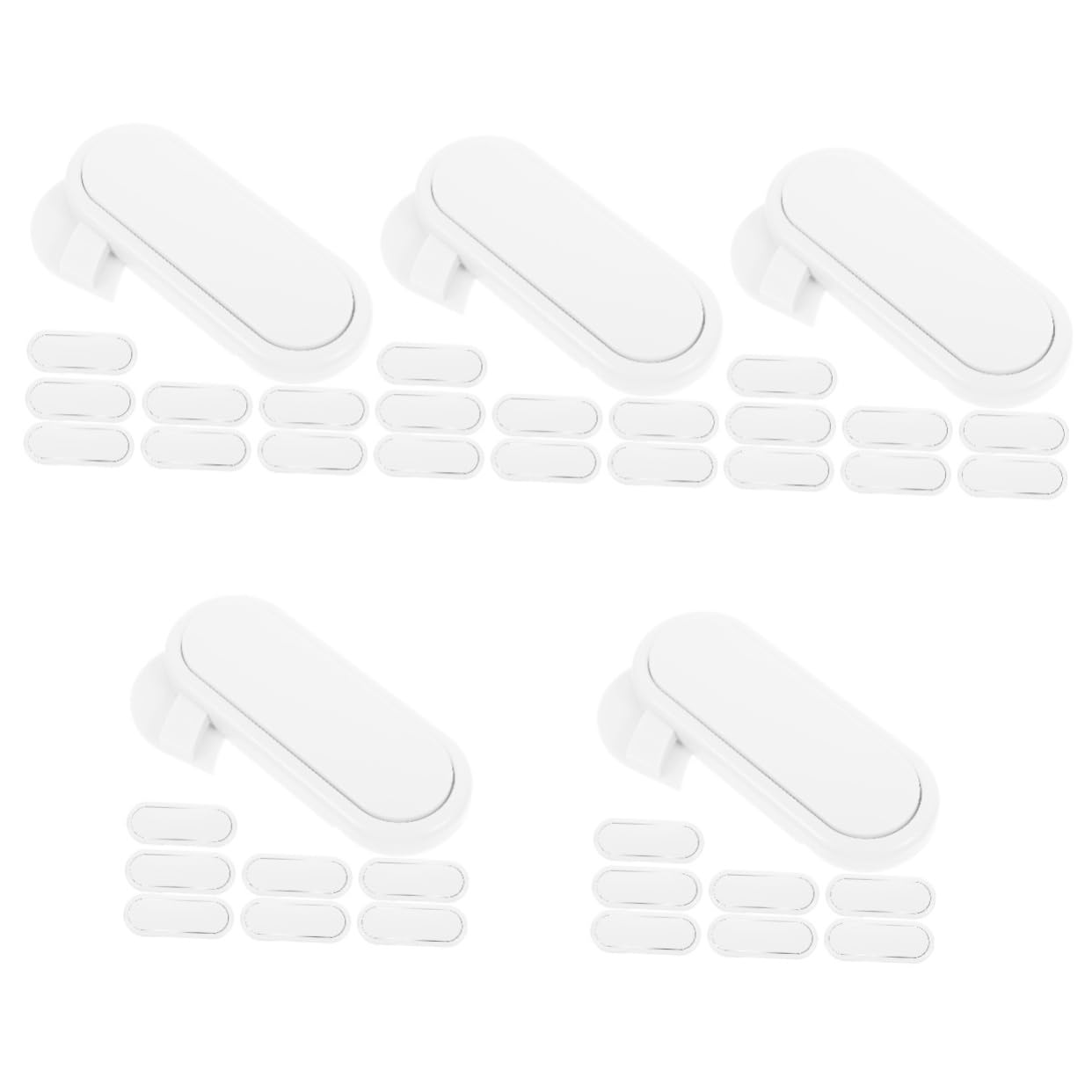 VICASKY 40-Piece Child Safety Cabinet Locks - ABS White Fridge & Drawer Locks for Baby Proofing - Secure Kitchen, Bathroom & Nursery Cabinets