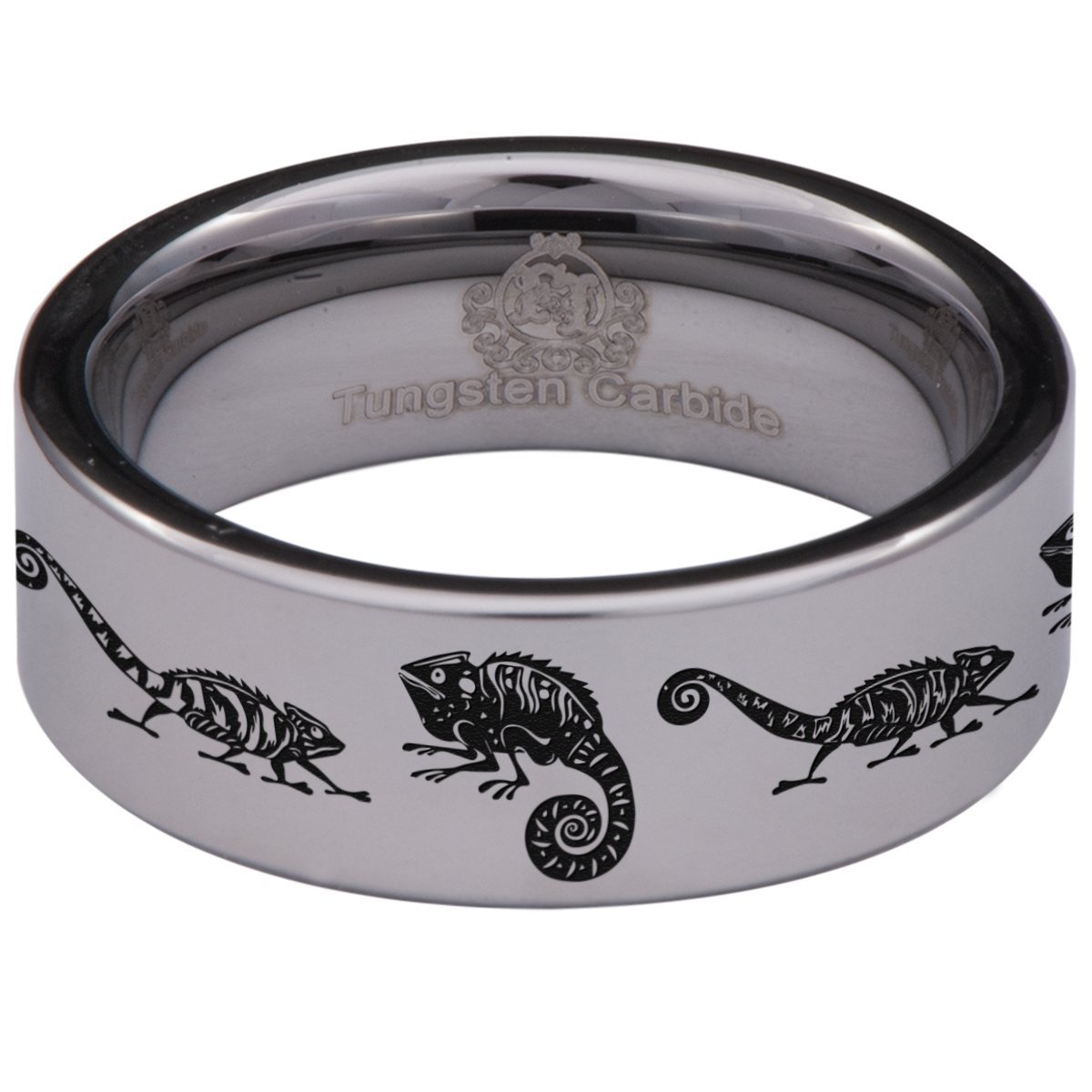 Tungsten Carbide Chameleon Ring - 8mm Wedding Band for Men & Women - Anniversary Gift, Engagement Ring - Perfect for Everyday Wear & Special Occasions