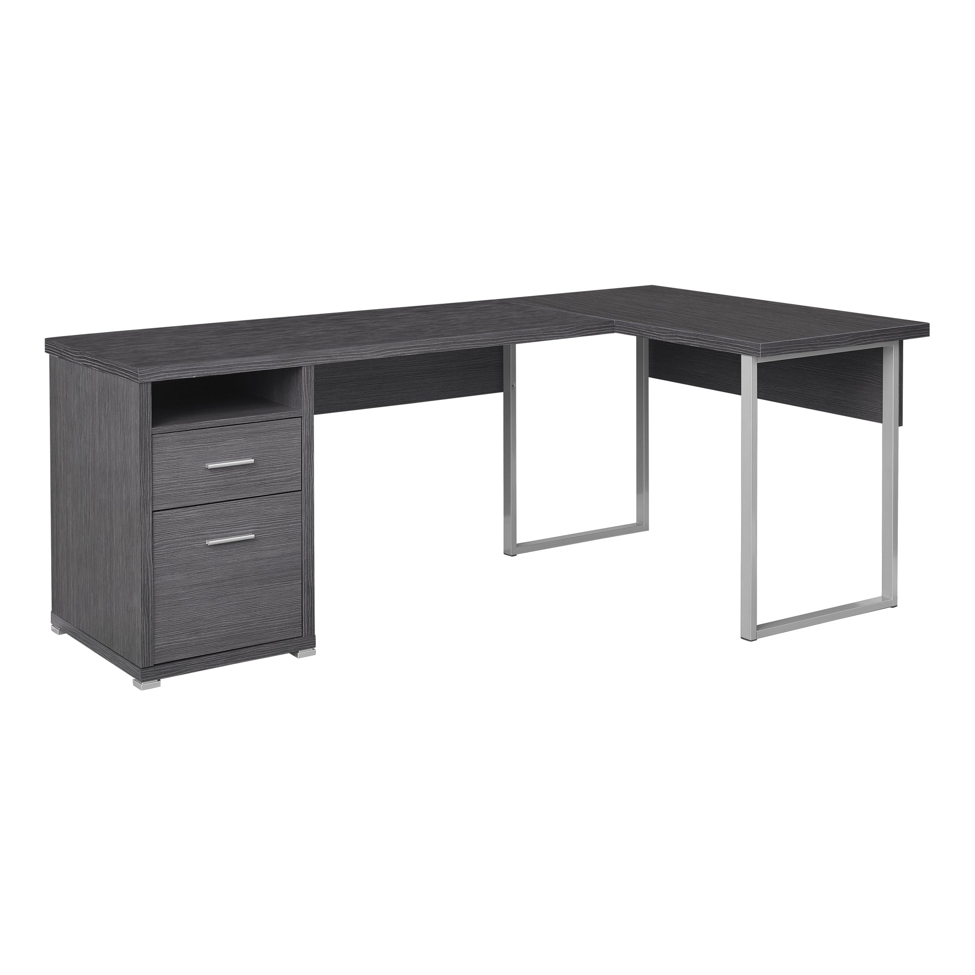 80L Office Series Grey File Cabinet - Left or Right Facing - Perfect for Home Office & Corporate Storage Organization