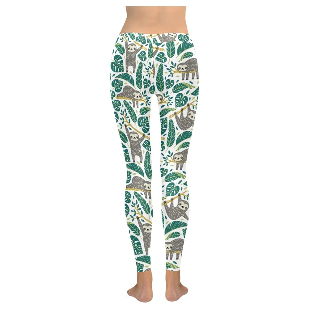 Artsadd Women's High Waisted Cow Print Yoga Pants - 7/8 Length Capri Leggings with Tummy Control for Running, Workout & Casual Wear | Soft Compression Tights for Women