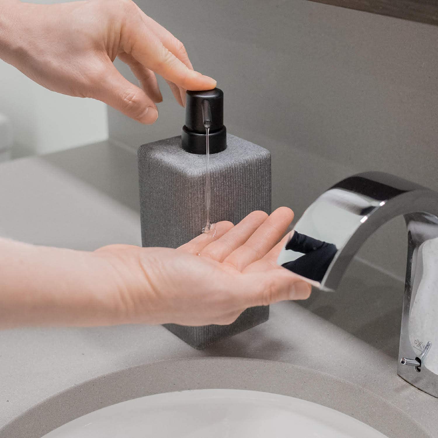 Modern Tall Soap Dispenser for Bathroom & Kitchen - 8