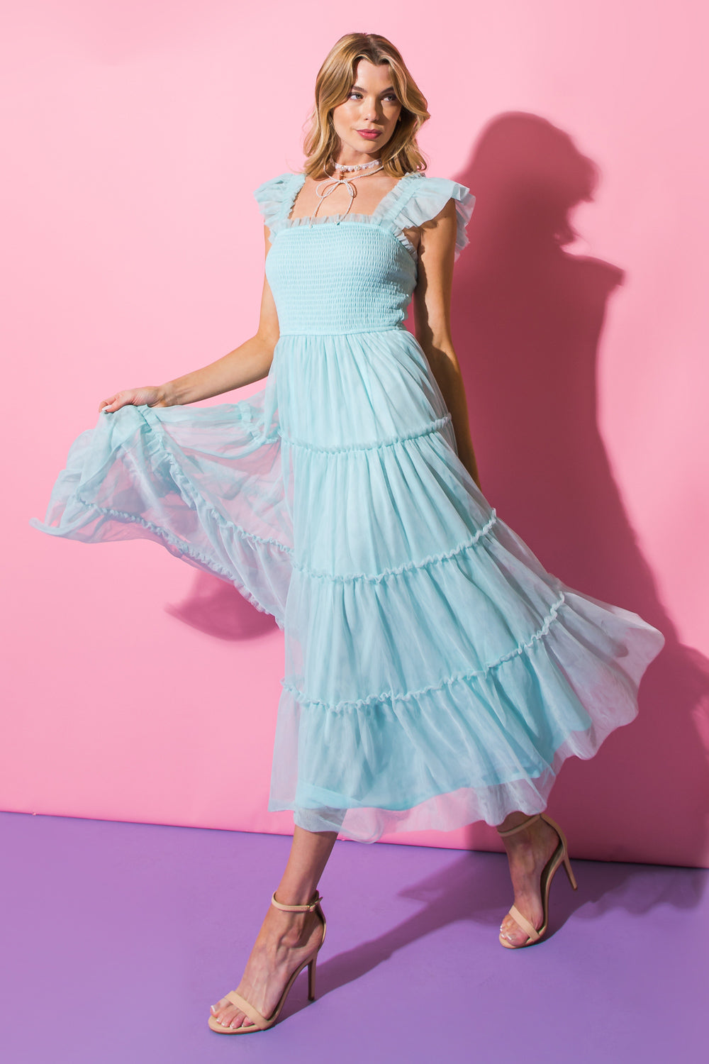 Stylish COMEBACK BABY MESH MIDI DRESS for Women - Flowy Summer Dress for Beach, Party & Casual Wear