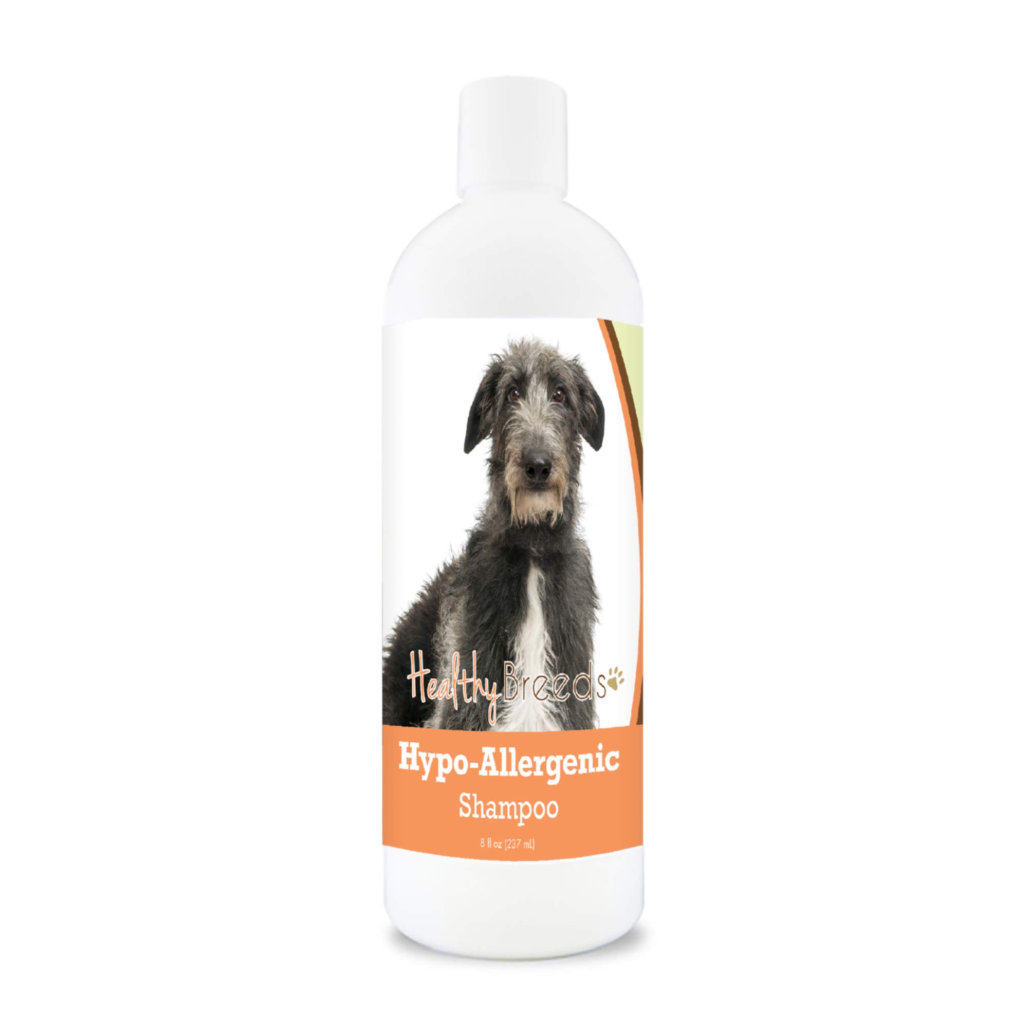 Healthy Breeds Hypo-Allergenic Dog Shampoo for Scottish Deerhounds - 8 oz Gentle Oatmeal Formula for Sensitive Skin - Perfect for Bathing, Grooming & Allergy Relief