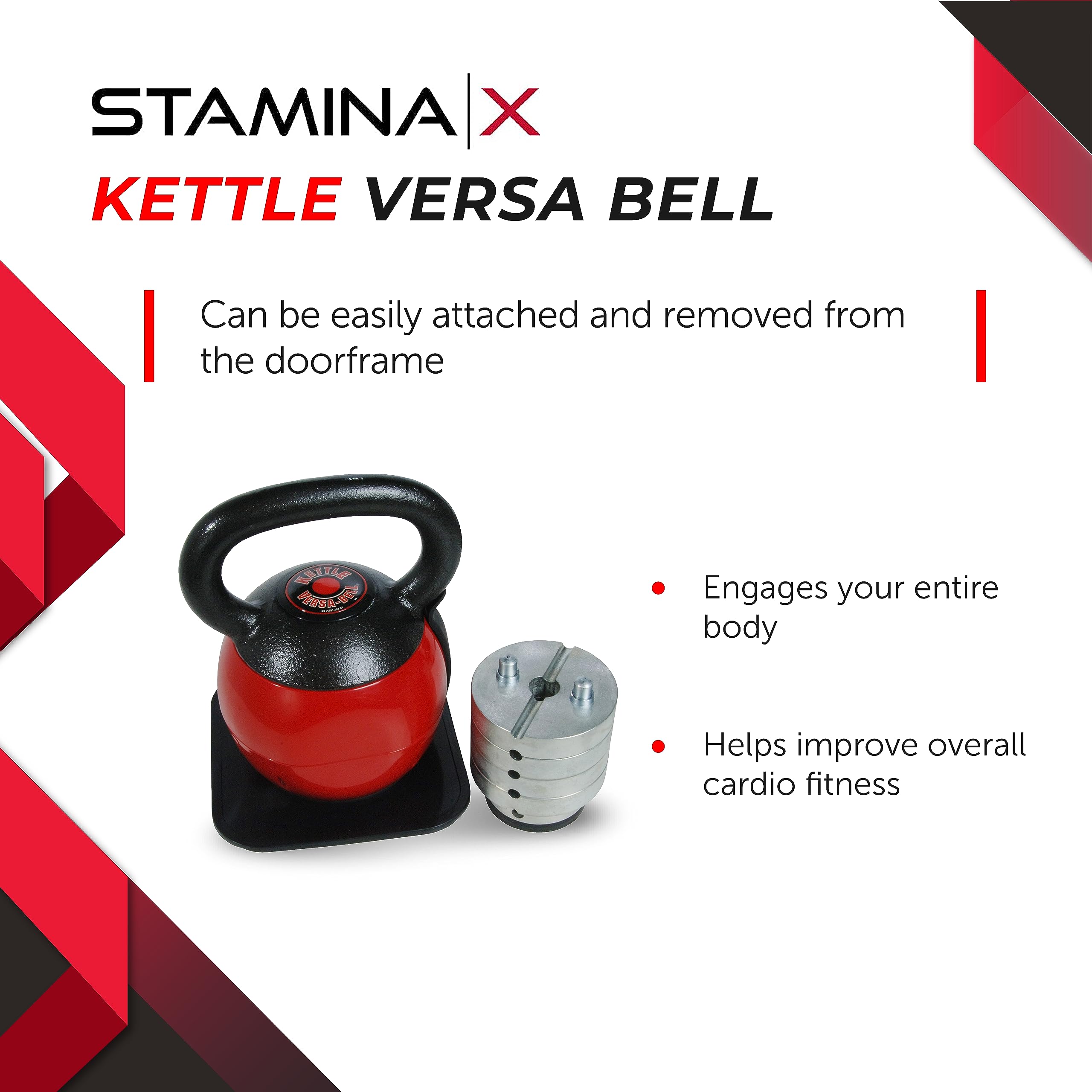 36lbs Adjustable Kettlebell for Home Workout - Smart App & Strength Training